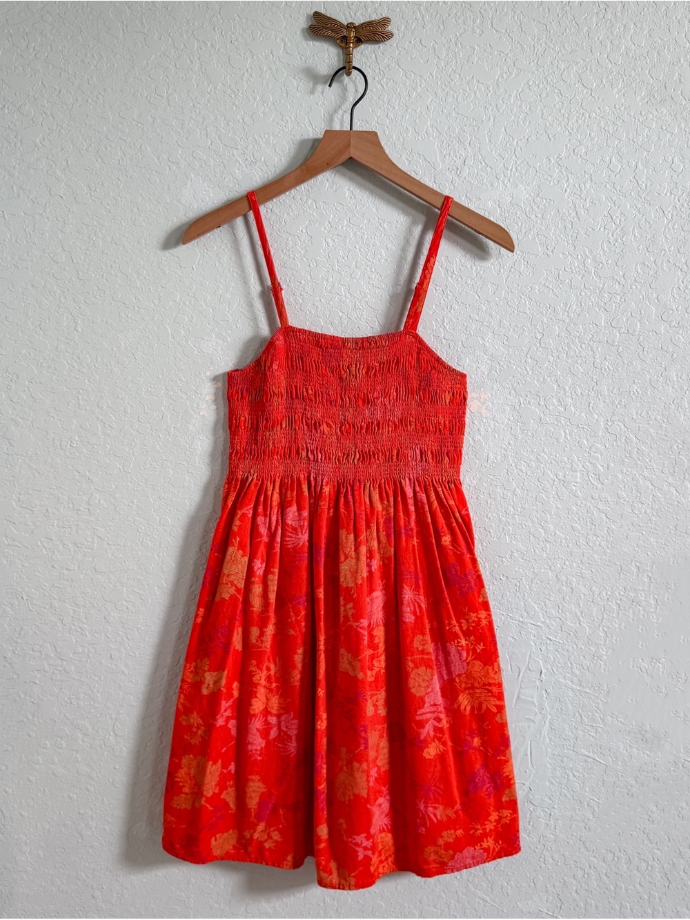 Universal Thread•Orange Smocked Linen Sundress•Women’s•Szie XS